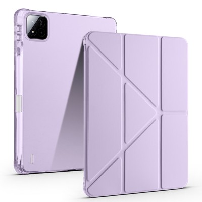 Xiaomi Pad 7 Pro Case Zore Tri Folding Stand Case with Pen Compartment - 8