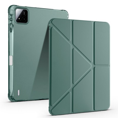 Xiaomi Pad 7 Pro Case Zore Tri Folding Stand Case with Pen Compartment - 7