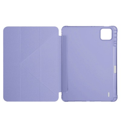 Xiaomi Pad 7 Pro Case Zore Tri Folding Stand Case with Pen Compartment - 13