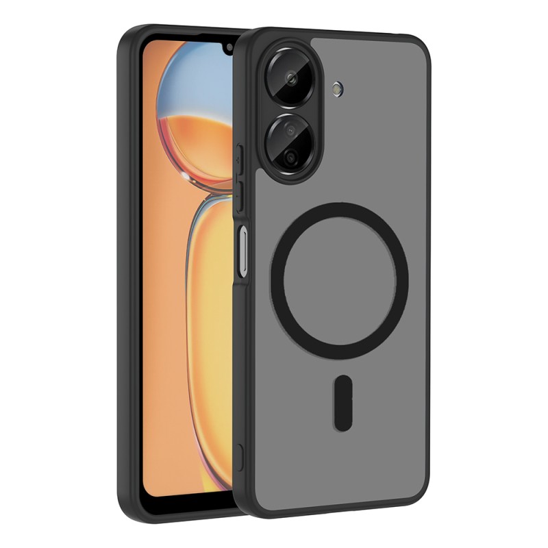 Xiaomi Poco C65 Case M-safe Charging Feature Zore Babet Cover - 3