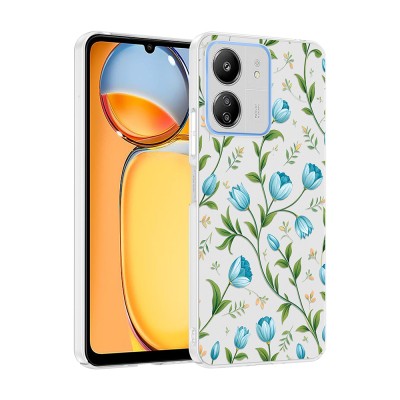 Xiaomi Poco C65 Kılıf Kamera Korumalı Desenli Zore Klip Kapak - 3