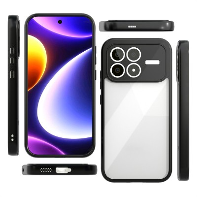 Xiaomi Poco F8 Pro Case Camera Protection Transparent Back Surface Zore New Roll Cover - 10