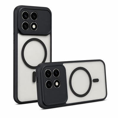 Xiaomi Poco F8 Pro Case with M-Safe Charging and Camera Protection - Zore Lunex Cover - Zore