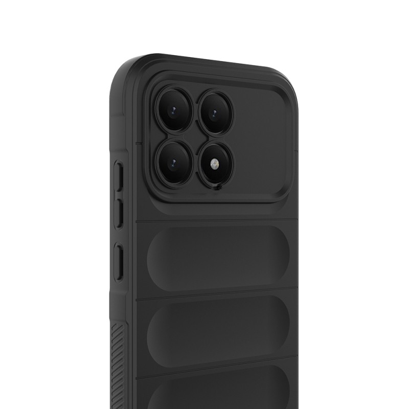 Xiaomi Poco F8 Pro Kılıf Esnek TPU Oyuklu Arka Yüzey Tasarımlı Zore Etnik Silikon Kapak - 7