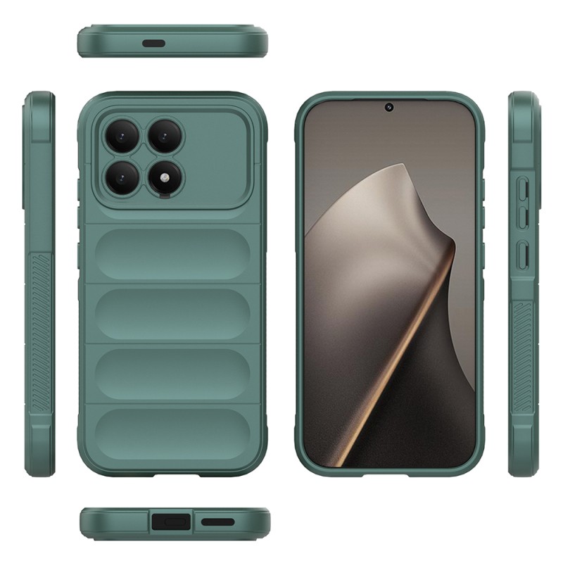 Xiaomi Poco F8 Pro Kılıf Esnek TPU Oyuklu Arka Yüzey Tasarımlı Zore Etnik Silikon Kapak - 27