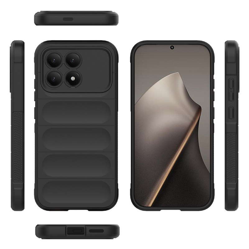 Xiaomi Poco F8 Pro Kılıf Esnek TPU Oyuklu Arka Yüzey Tasarımlı Zore Etnik Silikon Kapak - 28