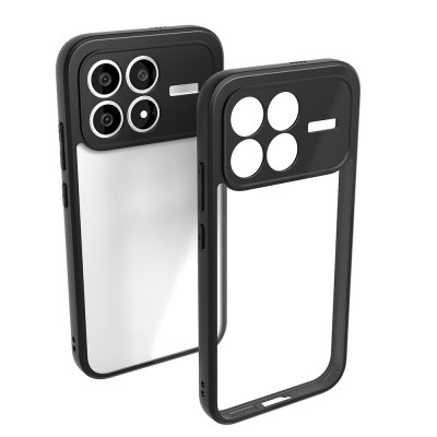 Xiaomi Poco F8 Pro Kılıf Kamera Korumalı Şeffaf Arka Yüzey Zore New Roll Kapak - 5