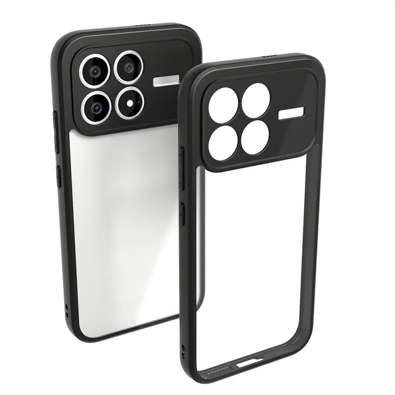 Xiaomi Poco F8 Pro Kılıf Kamera Korumalı Şeffaf Arka Yüzey Zore New Roll Kapak - 5