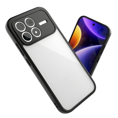 Xiaomi Poco F8 Pro Kılıf Kamera Korumalı Şeffaf Arka Yüzey Zore New Roll Kapak - 7