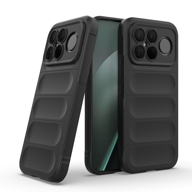 Xiaomi Poco F8 Ultra Case Flexible TPU Hollow Back Surface Design Zore Ethnic Silicone Cover - 19