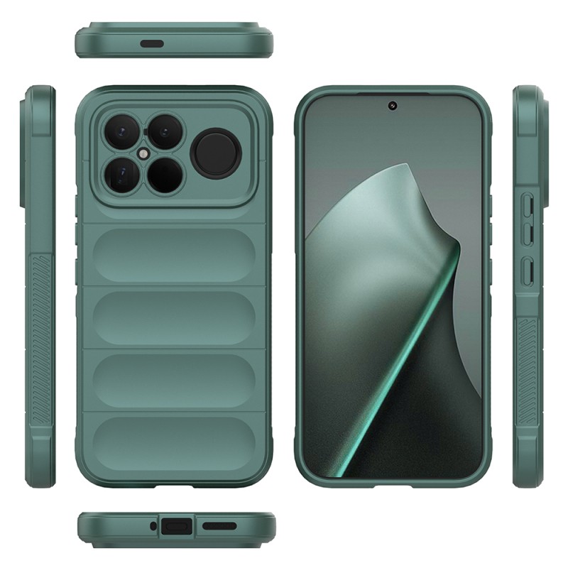 Xiaomi Poco F8 Ultra Case Flexible TPU Hollow Back Surface Design Zore Ethnic Silicone Cover - 29