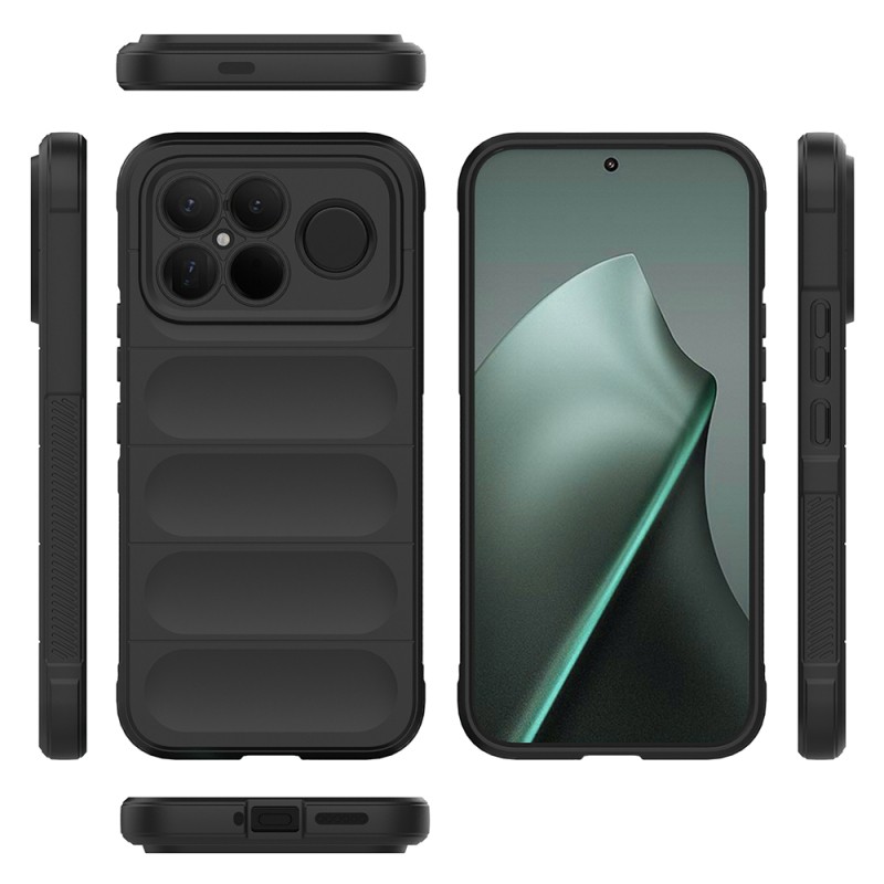 Xiaomi Poco F8 Ultra Case Flexible TPU Hollow Back Surface Design Zore Ethnic Silicone Cover - 30