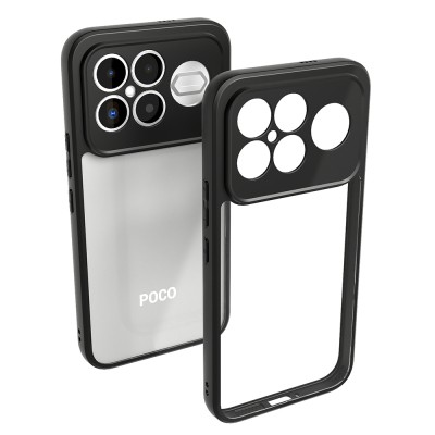 Xiaomi Poco F8 Ultra Kılıf Kamera Korumalı Şeffaf Arka Yüzey Zore New Roll Kapak - 4