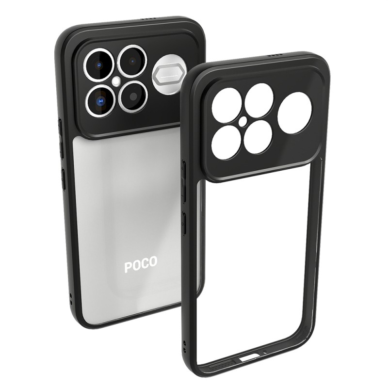 Xiaomi Poco F8 Ultra Kılıf Kamera Korumalı Şeffaf Arka Yüzey Zore New Roll Kapak - 4