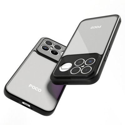Xiaomi Poco F8 Ultra Kılıf Kamera Korumalı Şeffaf Arka Yüzey Zore New Roll Kapak - 6