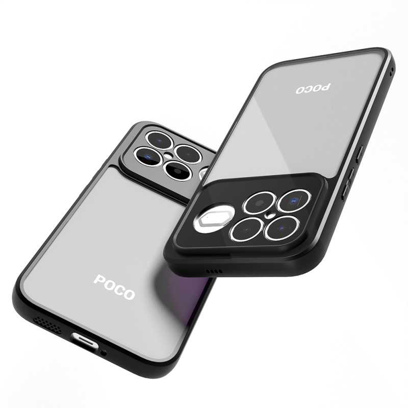 Xiaomi Poco F8 Ultra Kılıf Kamera Korumalı Şeffaf Arka Yüzey Zore New Roll Kapak - 6