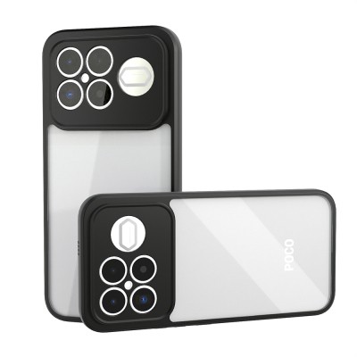 Xiaomi Poco F8 Ultra Kılıf Kamera Korumalı Şeffaf Arka Yüzey Zore New Roll Kapak - 10