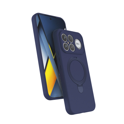 Xiaomi Poco F8 Ultra Kılıf M-safe Şarj Özellikli Standlı Zore Samara Kapak - Zore