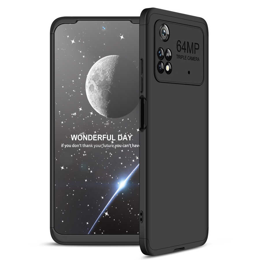 Xiaomi Poco M4 Pro 4G Kılıf Zore Ays Kapak - Siyah
