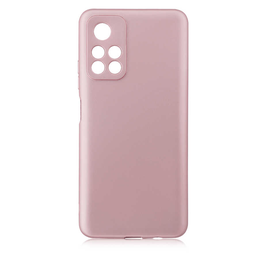 Xiaomi Poco M4 Pro 5G Kılıf Zore Premier Silikon Kapak - Rose Gold