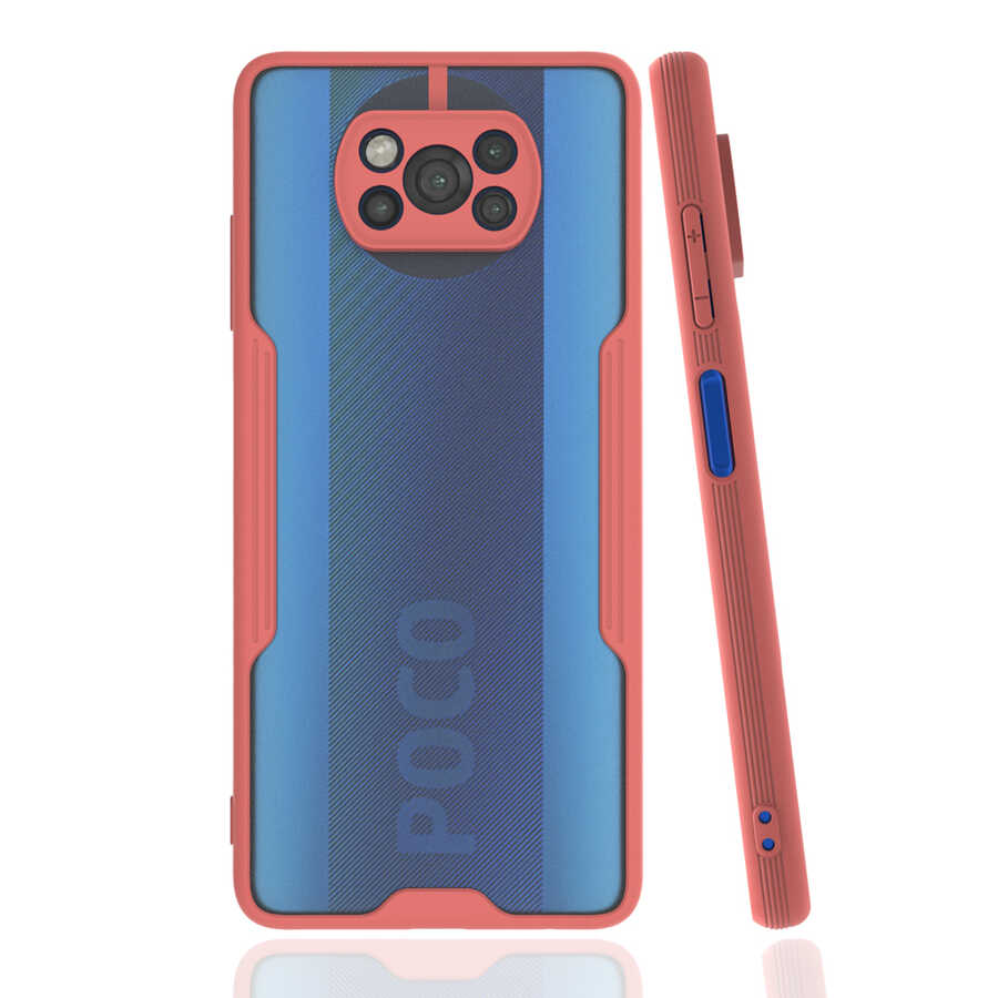 Xiaomi Poco X3 Kılıf Zore Parfe Kapak - Pembe