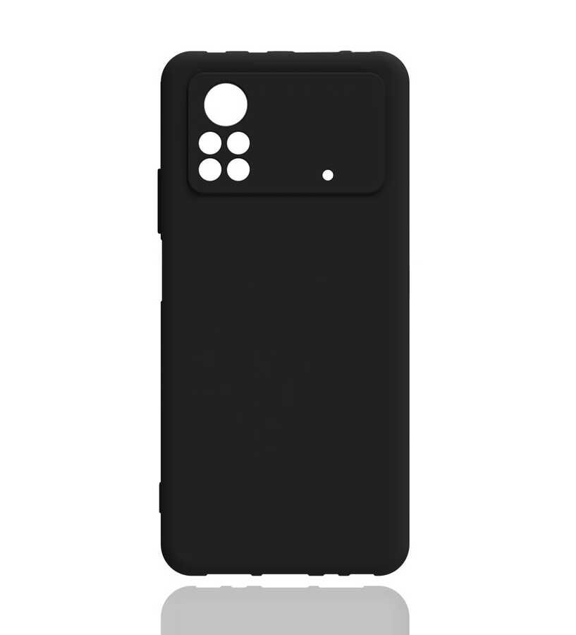 Xiaomi Poco X4 Pro 5G Kılıf Zore Biye Silikon - Siyah