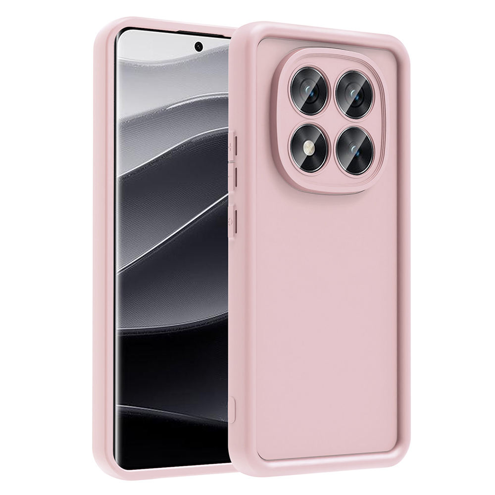 Xiaomi Poco X7 Kılıf Kamera Korumalı Zore Ananas Kapak - Pembe