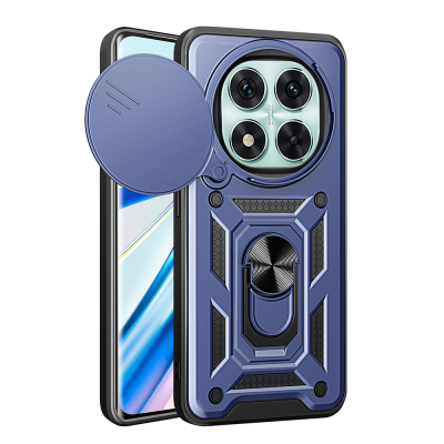 Xiaomi Poco X7 Kılıf Magnetik Standlı Kamera Korumalı Zore Sürgülü Vega Kapak - Zore