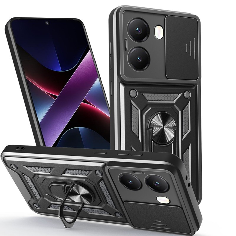 Xiaomi Poco X7 Pro Case Magnetic Stand Camera Protected Zore Sliding Vega Cover - 2