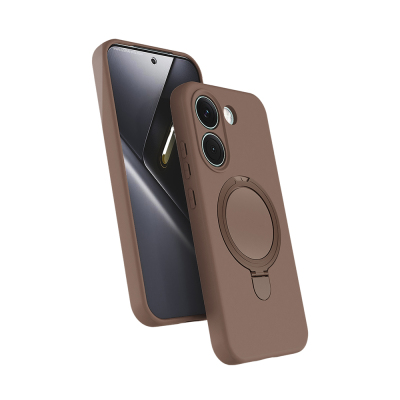 Xiaomi Poco X8 Pro Kılıf M-safe Şarj Özellikli Standlı Zore Samara Kapak - Zore