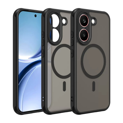 Xiaomi Poco X8 Pro Max Kılıf M-Safe Şarj Özellikli Kamera Korumalı Zore Lunex Kapak - Zore