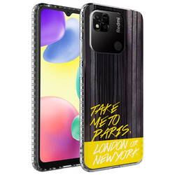 Xiaomi Redmi 10C Case Airbag Edge Colorful Patterned Silicone Zore Elegans Cover - Zore