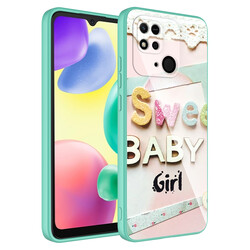 Xiaomi Redmi 10C Kılıf Kamera Korumalı Desenli Sert Silikon Zore Epoksi Kapak - Zore