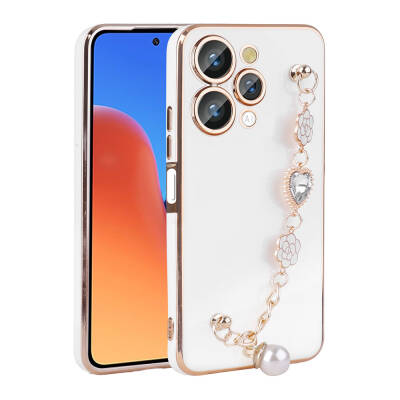 Xiaomi Redmi 12 4G Kılıf El Tutamaçlı Kamera Korumalı Zore Taka Silikon Kapak - Zore