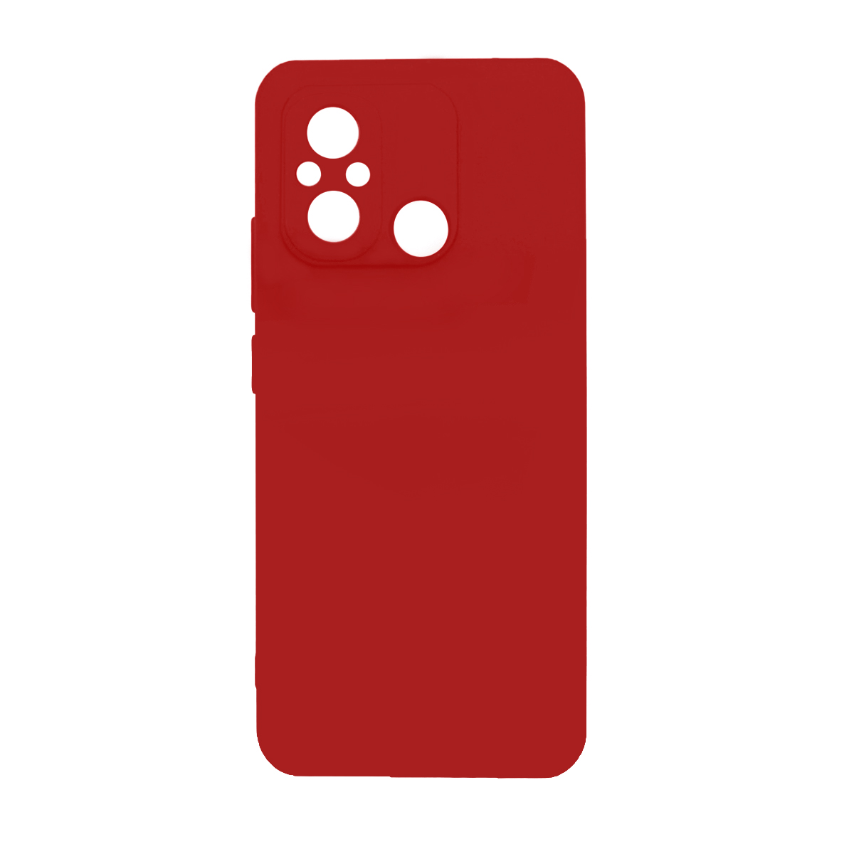 Xiaomi Redmi 12C Kılıf Zore Biye Silikon - Kırmızı