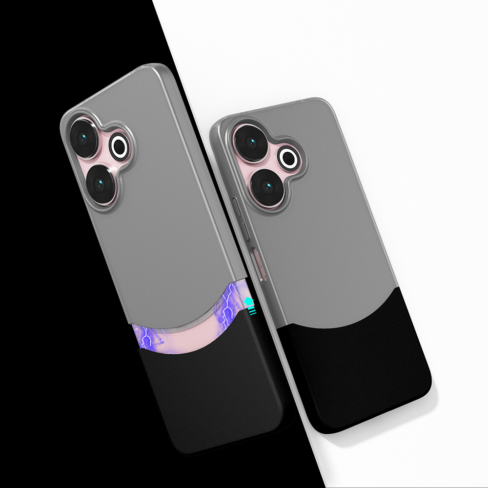 Redmi 13 4G Kılıf Mıknatıslı NXXA Duble Kapak - Siyah