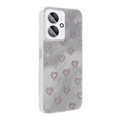 Xiaomi Redmi 13C Case Camera Protection Figured Zore Ponti Silicone Cover - 10