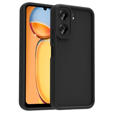 Xiaomi Redmi 13C Case Camera Protection Zore Ananas Cover - 4