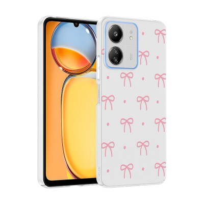 Xiaomi Redmi 13C Case with Camera Protector, Patterned Zore Clip Cover - 3