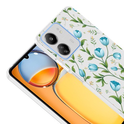 Xiaomi Redmi 13C Case with Camera Protector, Patterned Zore Clip Cover - 11