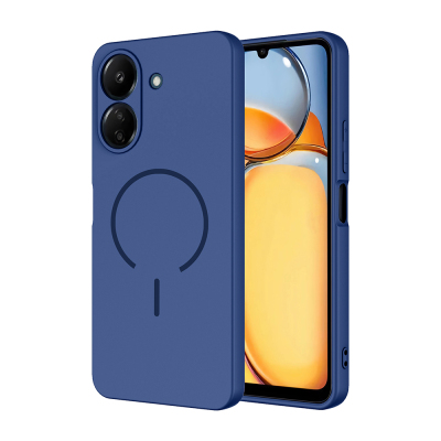 Xiaomi Redmi 13C Case Zore Meta Cover with M-safe Charging Feature - Zore