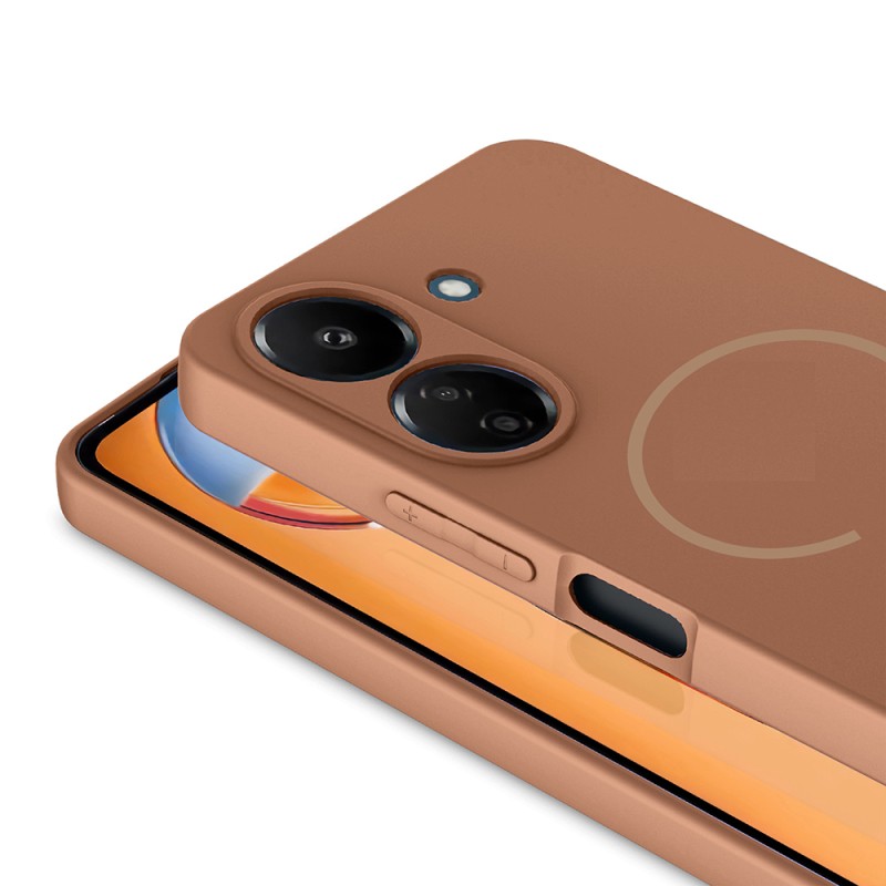 Xiaomi Redmi 13C Case Zore Meta Cover with M-safe Charging Feature - 17