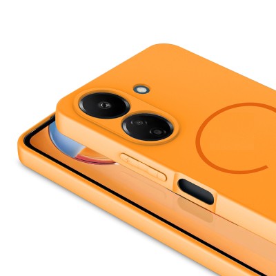 Xiaomi Redmi 13C Case Zore Meta Cover with M-safe Charging Feature - 18