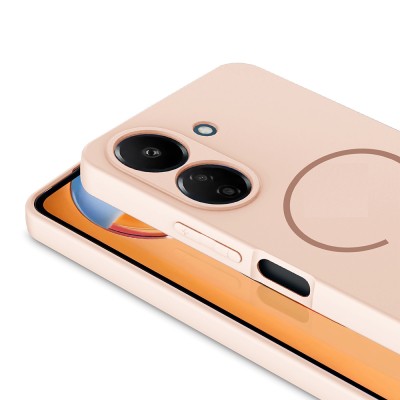 Xiaomi Redmi 13C Case Zore Meta Cover with M-safe Charging Feature - 19