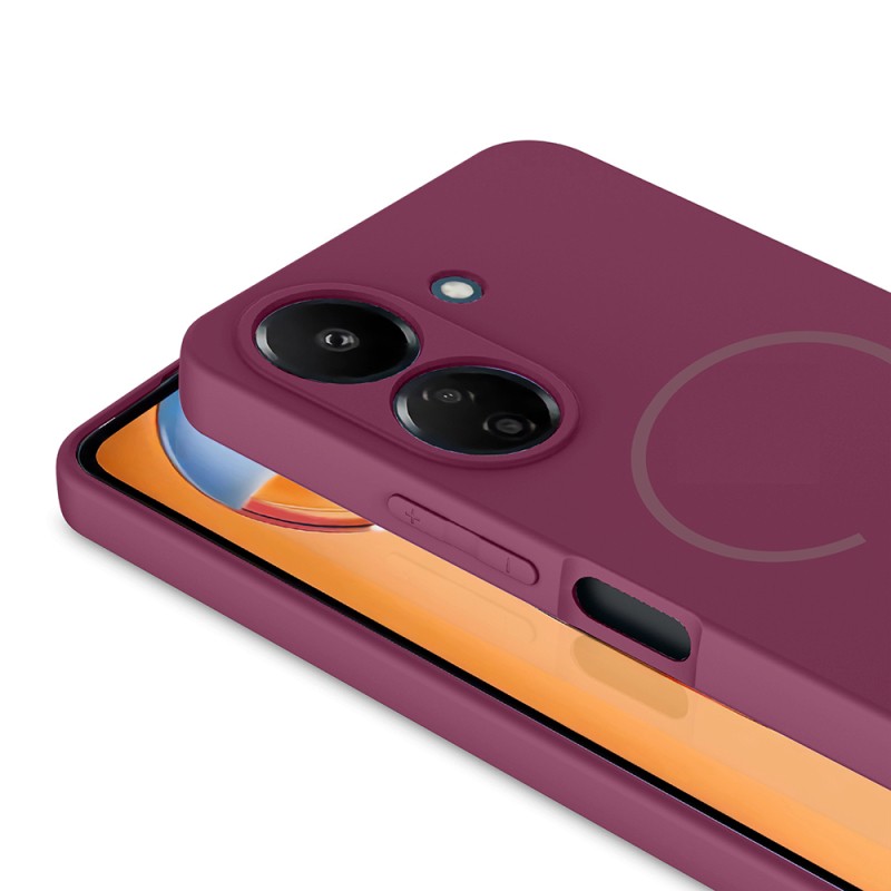 Xiaomi Redmi 13C Case Zore Meta Cover with M-safe Charging Feature - 20