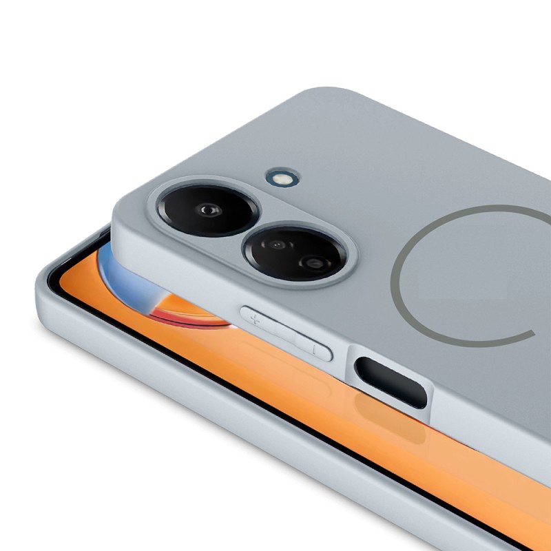 Xiaomi Redmi 13C Case Zore Meta Cover with M-safe Charging Feature - 21