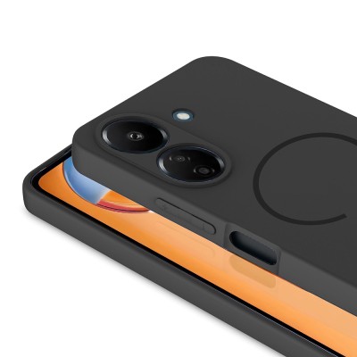 Xiaomi Redmi 13C Case Zore Meta Cover with M-safe Charging Feature - 22