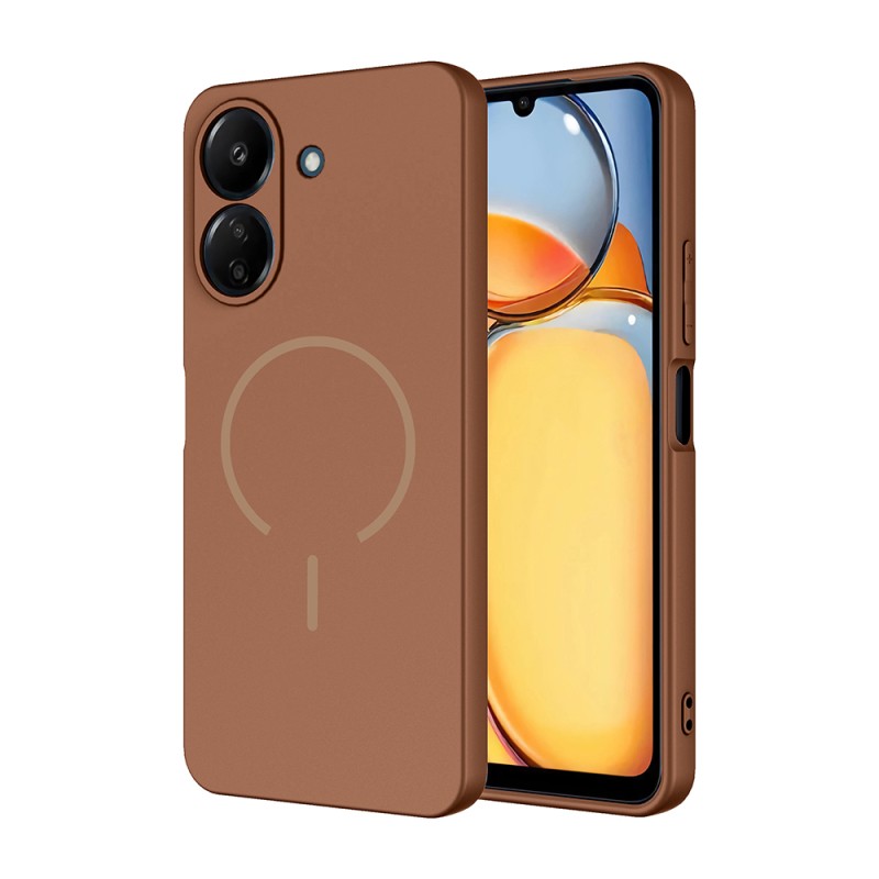 Xiaomi Redmi 13C Case Zore Meta Cover with M-safe Charging Feature - 3