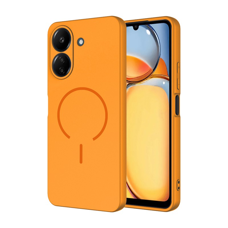Xiaomi Redmi 13C Case Zore Meta Cover with M-safe Charging Feature - 4