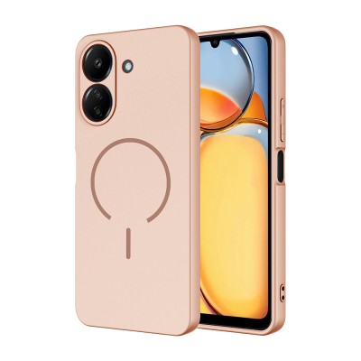 Xiaomi Redmi 13C Case Zore Meta Cover with M-safe Charging Feature - 5